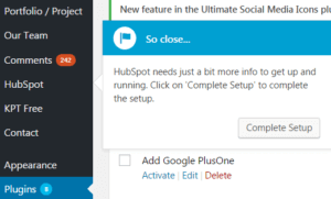 Hubspot Needs More Info