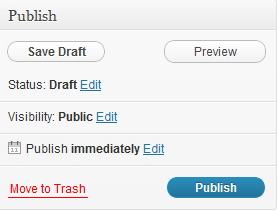 Publish Posts on WordPress
