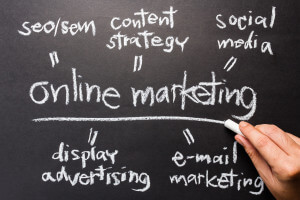 Online Marketing Word Cloud